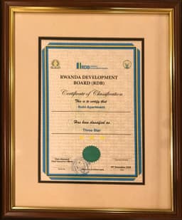 Certification of Classification (RDB)